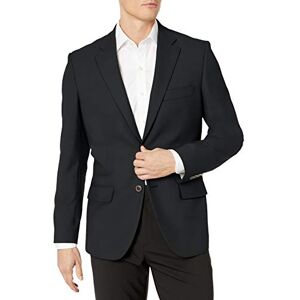 Amazon Essentials Herren Klassischer Stretch-Blazer mit langen Ärmeln und Knopfleiste vorne, Schwarz, 54 Amazon Essentials Herren Klassischer Stretch-Blazer mit langen Ärmeln und Knopfleiste vorne, Schwarz, 54