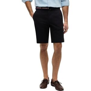 Tommy Hilfiger Herren Chino Shorts Denton Twill mit abnehmbarem Gürtel, Schwarz (Black), 38W Tommy Hilfiger Herren Chino Shorts Denton Twill mit abnehmbarem Gürtel, Schwarz (Black), 38W