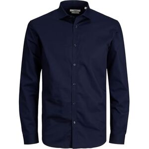JACK & JONES Herren Jprblacardiff skjorte L/S Noos Langarmshirt, Navy Blazer, XXL EU JACK & JONES Herren Jprblacardiff skjorte L/S Noos Langarmshirt, Navy Blazer, XXL EU