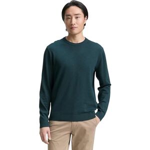 TOM TAILOR Herren 1039805 Pullover, 21545 Sapphire Green Melange, L TOM TAILOR Herren 1039805 Pullover, 21545 Sapphire Green Melange, L