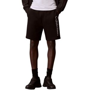 Calvin Herren Lounge Shorts Terry Graphic mit Einschubtaschen, Schwarz (Black), 2XL Calvin Herren Lounge Shorts Terry Graphic mit Einschubtaschen, Schwarz (Black), 2XL