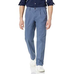 Amazon Essentials Herren Knitterfreie Chinohose mit klassischer Passform und Bügelfalte (erhältlich in Big & Tall), Indigo, 33W / 32L Amazon Essentials Herren Knitterfreie Chinohose mit klassischer Passform und Bügelfalte (erhältlich in Big & Tall), Indigo, 33W / 32L