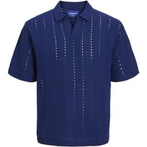 JACK & JONES Jorparos Knit Easter Ss Crochet Polo JACK & JONES Jorparos Knit Easter Ss Crochet Polo