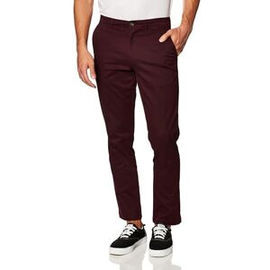 Amazon Essentials Herren Legere Stretch-Chinohose mit klassischer Passform, Burgunderrot, 29W / 32L Amazon Essentials Herren Legere Stretch-Chinohose mit klassischer Passform, Burgunderrot, 29W / 32L