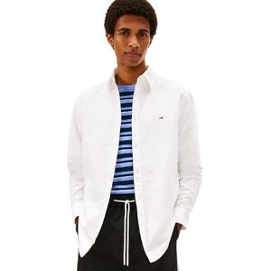 Tommy Jeans Herren Hemd Oxford Freizeithemd, Weiß (Ecru), M Tommy Jeans Herren Hemd Oxford Freizeithemd, Weiß (Ecru), M