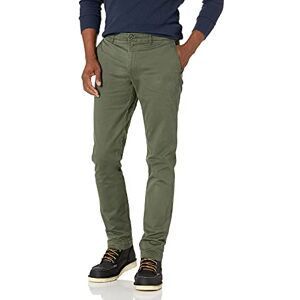Amazon Essentials Herren Chinohose, Komfortabler, Gewaschener Stretch, Skinny-Passform, Olivgrün, 42W / 30L Amazon Essentials Herren Chinohose, Komfortabler, Gewaschener Stretch, Skinny-Passform, Olivgrün, 42W / 30L