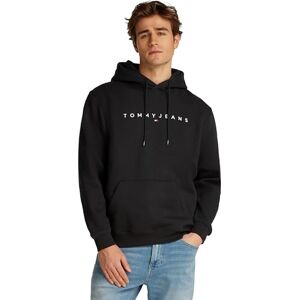 Tommy Jeans Herren TJM Reg Linear Logo Hoodie EXT Dm0dm20746bds004 Kapuzenpullover, Black (Black), L EU Tommy Jeans Herren TJM Reg Linear Logo Hoodie EXT Dm0dm20746bds004 Kapuzenpullover, Black (Black), L EU