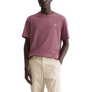 Marc O' Polo Herren T-Shirt aus Bio-Baumwolle Basic, Lila (Soft Mauve), S Marc O' Polo Herren T-Shirt aus Bio-Baumwolle Basic, Lila (Soft Mauve), S