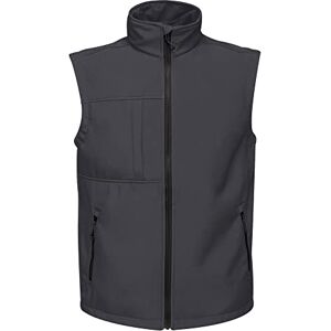 Regatta TRA848 74Y80 Professionelle Octagon II 3-lagige wasserdichte Softshell-Bodywarmer, Grau (Schwarz), XL Regatta TRA848 74Y80 Professionelle Octagon II 3-lagige wasserdichte Softshell-Bodywarmer, Grau (Schwarz), XL