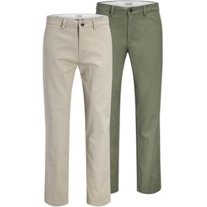JACK & JONES Jpstollie Dylan Chino Mp 2Pk JACK & JONES Jpstollie Dylan Chino Mp 2Pk
