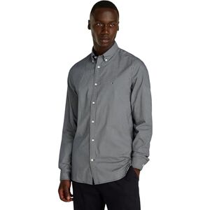 Tommy Hilfiger Herren Hemd Slim Fit Spitzkragen, Mehrfarbig (Carbon Navy/Ecru), 3XL Tommy Hilfiger Herren Hemd Slim Fit Spitzkragen, Mehrfarbig (Carbon Navy/Ecru), 3XL