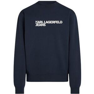 KARL LAGERFELD JEANS Men Regular Essential Logo Sweatshirt Black Iris L KARL LAGERFELD JEANS Men Regular Essential Logo Sweatshirt Black Iris L