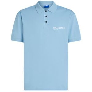KARL LAGERFELD JEANS Regular Pique Polo, Blue Dusk, M KARL LAGERFELD JEANS Regular Pique Polo, Blue Dusk, M