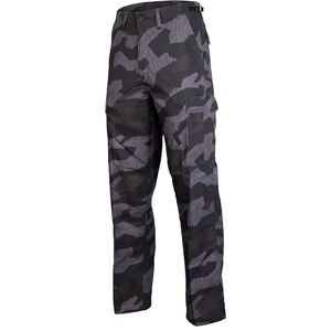 Mil-Tec US Ranger Hose Typ BDU • Herren Cargohose mit 6 geräumigen Taschen • Taktische Hose mit verstellbarem Kordelzug & Gürtelschlaufen • Feldhose für Outdoor, Arbeit & Freizeit • Splinternight, L Mil-Tec US Ranger Hose Typ BDU • Herren Cargohose mit 6 geräumigen Taschen • Taktische Hose mit verstellbarem Kordelzug & Gürtelschlaufen • Feldhose für Outdoor, Arbeit & Freizeit • Splinternight, L