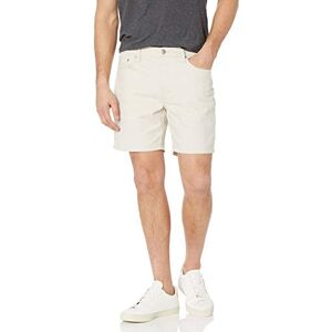 Amazon Essentials Herren Slim-Fit-Stretchshorts Mit 5 Taschen, 17,8cm Beininnenlänge, Stone, 38W Amazon Essentials Herren Slim-Fit-Stretchshorts Mit 5 Taschen, 17,8cm Beininnenlänge, Stone, 38W