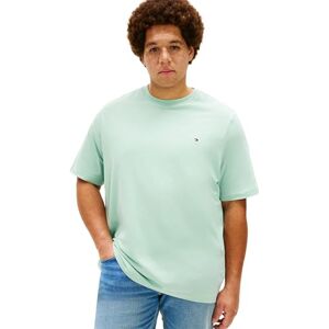 Tommy Hilfiger Herren T-Shirt Kurzarm Seasonal Solid aus Baumwolle, Grün (Crushed Mint), 2XL Tommy Hilfiger Herren T-Shirt Kurzarm Seasonal Solid aus Baumwolle, Grün (Crushed Mint), 2XL