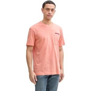 TOM TAILOR Basic Langarmshirt mit Henley-Kragen, Bottle Green White Injected, M TOM TAILOR Basic Langarmshirt mit Henley-Kragen, Bottle Green White Injected, M