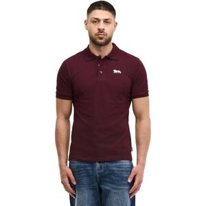 Lonsdale Herren Poloshirt Normale Passform WHALTON XL, Oxblood/Ecru Lonsdale Herren Poloshirt Normale Passform WHALTON XL, Oxblood/Ecru