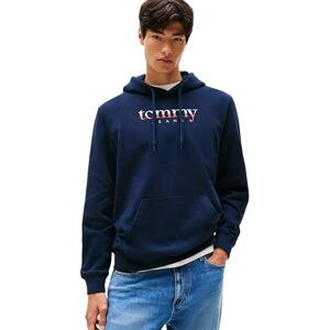Tommy Jeans Herren TJM Reg DNA Hoodie EXT Dm0dm22113 Pullover-Sweatshirt, Blue (Dark Night Navy), S EU Tommy Jeans Herren TJM Reg DNA Hoodie EXT Dm0dm22113 Pullover-Sweatshirt, Blue (Dark Night Navy), S EU