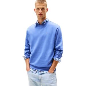 Tommy Jeans Herren Sweatshirt Regular Fit Flag Fleece Rundhalsausschnitt, Blau (Soft Sapphire), XS Tommy Jeans Herren Sweatshirt Regular Fit Flag Fleece Rundhalsausschnitt, Blau (Soft Sapphire), XS