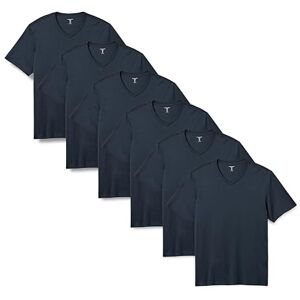 Amazon Essentials Herren Kurzärmeliger V-Ausschnitt in normaler Passform, 6er-Pack, Marineblau, XL Amazon Essentials Herren Kurzärmeliger V-Ausschnitt in normaler Passform, 6er-Pack, Marineblau, XL