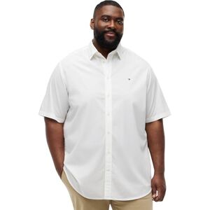 Tommy Hilfiger Herren Hemd Flex Poplin Solid Kurzarm, Weiß (White), 4XLT Tommy Hilfiger Herren Hemd Flex Poplin Solid Kurzarm, Weiß (White), 4XLT