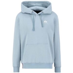 Alpha Basic Hoody Small Logo Kapuzensweat für Herren Greyblue Alpha Basic Hoody Small Logo Kapuzensweat für Herren Greyblue