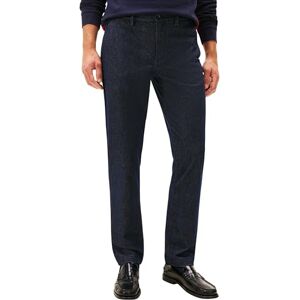 Tommy Hilfiger Herren Chino Hose Denton Brushed Marl Straight Fit, Blau (Desert Sky), 36W/32L Tommy Hilfiger Herren Chino Hose Denton Brushed Marl Straight Fit, Blau (Desert Sky), 36W/32L