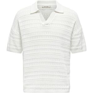 Only & Sons ONSGRAYSON DS 5 CHOCHET Polo Knit Only & Sons ONSGRAYSON DS 5 CHOCHET Polo Knit