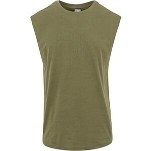 Urban Classics Herren Open Edge Sleeveless Tee – Locker geschnittenes Muskelshirt aus 100% Baumwolle, ärmellos, Sommer Tank Top für Sport & Freizeit,Olive,L Urban Classics Herren Open Edge Sleeveless Tee – Locker geschnittenes Muskelshirt aus 100% Baumwolle, ärmellos, Sommer Tank Top für Sport & Freizeit,Olive,L