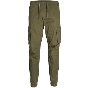 JACK & JONES Herren Cargohose JPSTKANE JJNOAH Cuffed -Relaxed Fit S M L XL XXL, Größe:L, Farbvariante:Olive Night 12242264 JACK & JONES Herren Cargohose JPSTKANE JJNOAH Cuffed -Relaxed Fit S M L XL XXL, Größe:L, Farbvariante:Olive Night 12242264