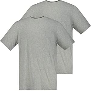 JP 1880 Herren große Größen Übergrößen Menswear L-8XL T-Shirts, Basic, 2er-Pack, Rundhals grau Melange XL 702637123-XL JP 1880 Herren große Größen Übergrößen Menswear L-8XL T-Shirts, Basic, 2er-Pack, Rundhals grau Melange XL 702637123-XL
