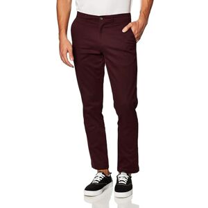 Amazon Essentials Men's Relaxed-Fit Casual Stretch Khaki, Burgundy, 38W x 32L Amazon Essentials Men's Relaxed-Fit Casual Stretch Khaki, Burgundy, 38W x 32L