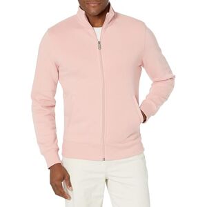 Amazon Essentials Men's Full-Zip Fleece Mock Neck Sweatshirt Sweater, -Pink, Medium Amazon Essentials Men's Full-Zip Fleece Mock Neck Sweatshirt Sweater, -Pink, Medium