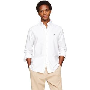 Tommy Hilfiger Langärmeliges Oxford-Hemd, Normale Passform, Herrenhemden, Button-Down-Shirts, auch erhältlich in Big und Tall, Optisches Weiß, L Tommy Hilfiger Langärmeliges Oxford-Hemd, Normale Passform, Herrenhemden, Button-Down-Shirts, auch erhältlich in Big und Tall, Optisches Weiß, L