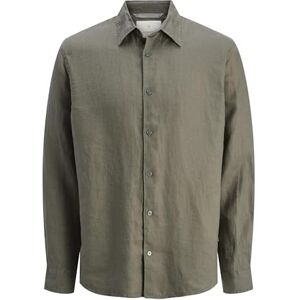 JACK & JONES Jprcclawrence Linen L/S Shirt Sn JACK & JONES Jprcclawrence Linen L/S Shirt Sn
