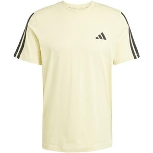 Adidas Herren Men 3-Stripes T-Shirt, Powder Yellow, XS Adidas Herren Men 3-Stripes T-Shirt, Powder Yellow, XS