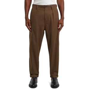 G-STAR Men's Pleated Chino Relaxed Tapered Pants, Mehrfarben (Desert Palm/deep Brown hb D24543-D731-H616), 33W x 34L G-STAR Men's Pleated Chino Relaxed Tapered Pants, Mehrfarben (Desert Palm/deep Brown hb D24543-D731-H616), 33W x 34L