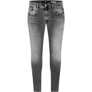Replay Herren Jeans Anbass Slim-Fit Hyperflex mit Stretch, Grau (Medium Grey 096-1), 32W / 34L Replay Herren Jeans Anbass Slim-Fit Hyperflex mit Stretch, Grau (Medium Grey 096-1), 32W / 34L