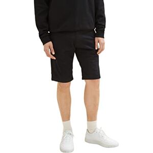 TOM TAILOR Herren 1035037 Slim Chino Bermuda Shorts mit Stretch, 29999 Black, 29 TOM TAILOR Herren 1035037 Slim Chino Bermuda Shorts mit Stretch, 29999 Black, 29