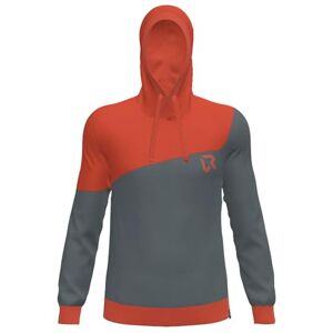 Rock Experience Herren Artemisia Hoodie Man Outdoor-Sweatshirt, Dunkelgrau/Orange, M EU Rock Experience Herren Artemisia Hoodie Man Outdoor-Sweatshirt, Dunkelgrau/Orange, M EU