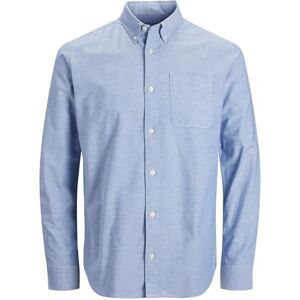 JACK & JONES Herren Jprblubrook Oxford Shirt L/S Noos Hemd, Cashmere Blue, M EU JACK & JONES Herren Jprblubrook Oxford Shirt L/S Noos Hemd, Cashmere Blue, M EU