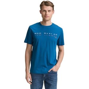 TOM TAILOR Herren 1046789 T-Shirt, 28857 Blue Petrol, M EU TOM TAILOR Herren 1046789 T-Shirt, 28857 Blue Petrol, M EU