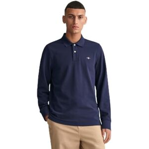 GANT Herren Reg Shield Pique Rugger Polohemd, Evening Blue, 4XL EU GANT Herren Reg Shield Pique Rugger Polohemd, Evening Blue, 4XL EU