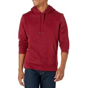 Amazon Essentials Herren Pullover-Sweatshirt Mit Kapuze, In Groß Und Schwer Erhältlich, Dunkelrot, S Amazon Essentials Herren Pullover-Sweatshirt Mit Kapuze, In Groß Und Schwer Erhältlich, Dunkelrot, S