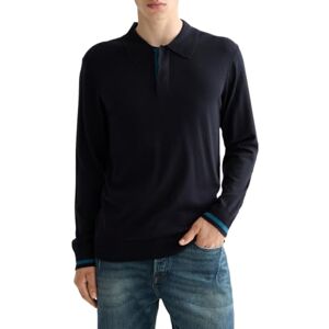Scotch & Soda Ecovero Blend Knitted Long Sleeve Polo Scotch & Soda Ecovero Blend Knitted Long Sleeve Polo