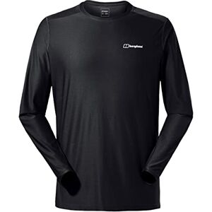 Berghaus Herren 24/7 Langärmeliges Tech Baselayer T-Shirt, Schwarz, S Berghaus Herren 24/7 Langärmeliges Tech Baselayer T-Shirt, Schwarz, S