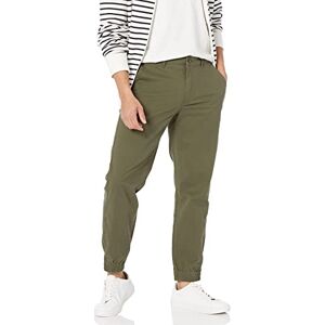 Amazon Essentials Herren Chino-Jogginghose mit schmaler Passform, Olivgrün, M Amazon Essentials Herren Chino-Jogginghose mit schmaler Passform, Olivgrün, M
