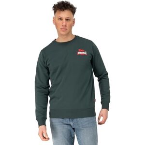 Lonsdale Herren Rundhals Sweatshirt schmale Passform LYMPSTONE L, Bottle Green/Red/Ecru Lonsdale Herren Rundhals Sweatshirt schmale Passform LYMPSTONE L, Bottle Green/Red/Ecru