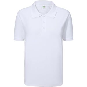 MISEMIYA Polo 200 Poloshirt, Unisex, Erwachsene, 1 Stück, weiß, M MISEMIYA Polo 200 Poloshirt, Unisex, Erwachsene, 1 Stück, weiß, M